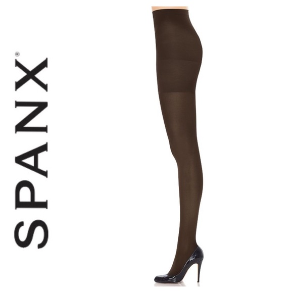 SPANX ASSETS SHAPING TIGHTS BROWN NWT PACK OF TWO SIZE LARGE - Picture 2 of 11